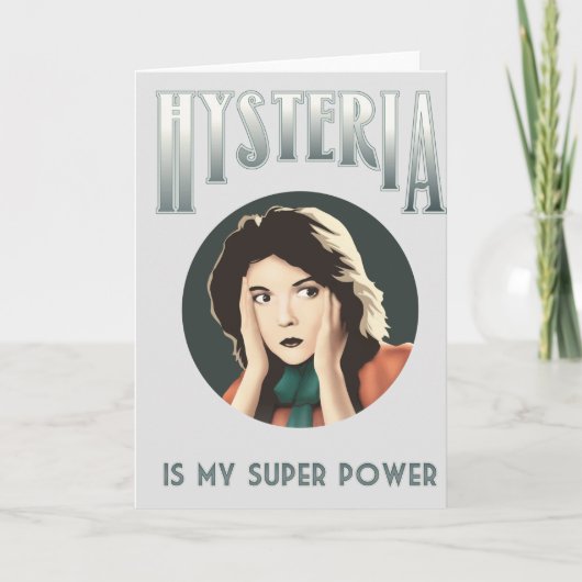 Lillian Gish Gets Hysterical Kaart (Voorkant)