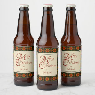 Lillian Kerstmis Bier Etiket