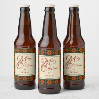 Lillian Kerstmis Bier Etiket