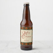 Lillian Kerstmis Bier Etiket (Voorkant)
