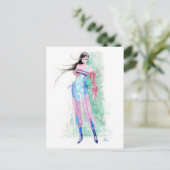 Lillie Briefkaart (Staand voorkant)