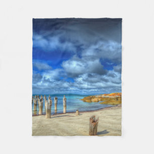 Lillies Beach Wybalena, Flinders Island Fleece Deken