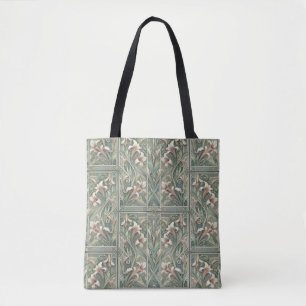 Lillies Dream Art Nouveau half drop Draagtas