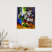 Lillies et poires - Poster (Cuisine)