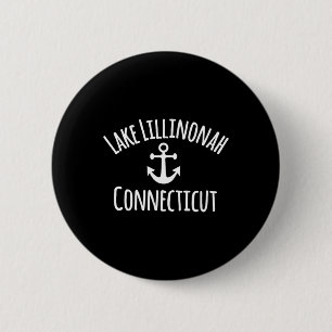 Lillinonahmeer zeilen varen scheepvaart kust B Ronde Button 5,7 Cm