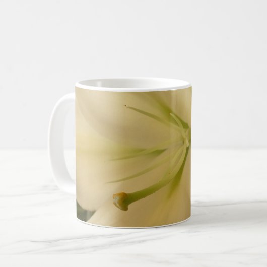 Lillum blanc Fleur 325 ml Mug blanc classique (Devant gauche)