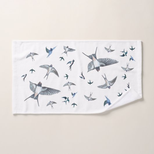 L'Illustration De L'Avalière Volante (Serviette à main)