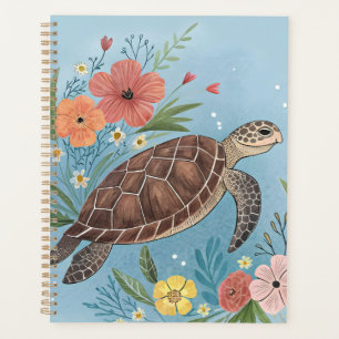 L'illustration d'une tortue de mer