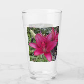 Lilly en verre rose vif (Dos)