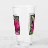 Lilly en verre rose vif (Gauche)