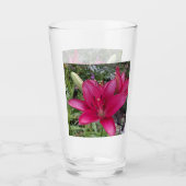 Lilly en verre rose vif (Devant)