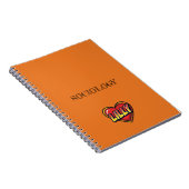 Lilly Heart Orange Notitieboek (Rechterzijde)