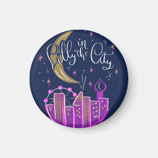 Lilly in de City Logo Magnet Magneet
