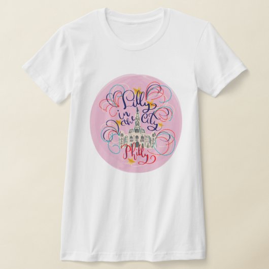 Lilly in de stad - Bella & Canvas Slim T-shirt (Laagn)