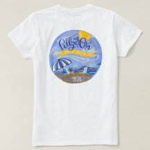 Lilly in de stad - Spring Lake, NJ - T-shirt