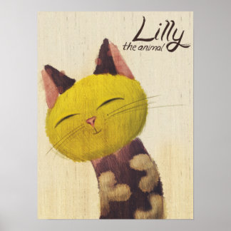 Lilly The Cat Poster