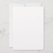 Lilly van de Vallei Bruiloft Kaart (Achterkant)