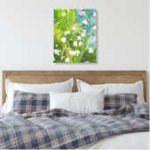 Lilly van de Valley waterverf print (Insitu (Slaapkamer))