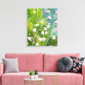 Lilly van de Valley waterverf print (Insitu (Woonkamer))