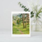 Lilly Walther "Zomerlandschap" schilderij Briefkaart (Staand voorkant)