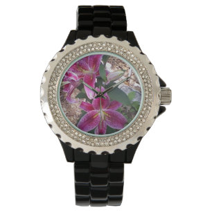 Lilly Watch, zwart Horloge