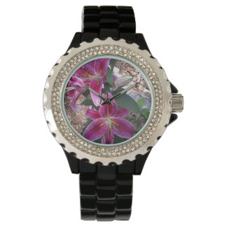 Lilly Watch, zwart Horloge