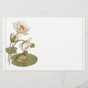 Lillypad et papeterie de grenouille
