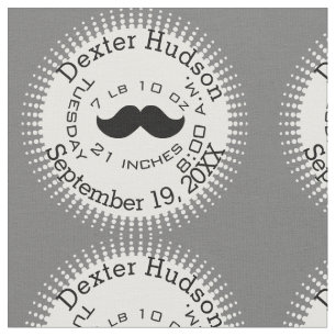Lil'Man Black Mustache Birth Record Stats Stof
