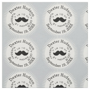 Lil'Man Black Mustache Birth Record Stats Stof