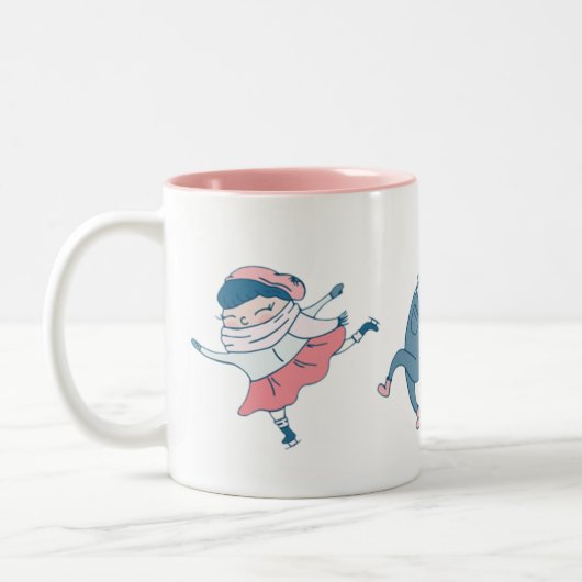 lilmittentrio tweekleurige koffiemok (Links)