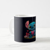Lilo et Stitch Valentine Hearts Graphic Mug (Devant gauche)