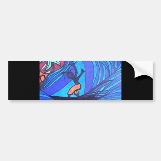 Lil'Surfer guy Bumpersticker (Voorkant)