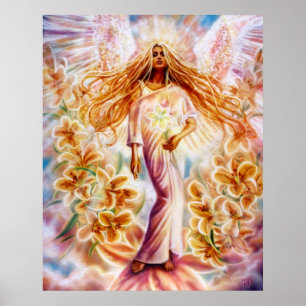 Lily Angel van Lisa Iris Poster