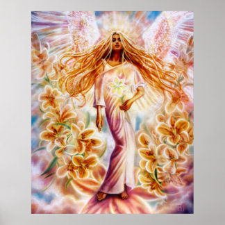 Lily Angel van Lisa Iris Poster