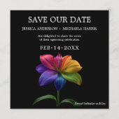🌈 Lily Arc-en-Ciel Save the Date — Carré (Devant)