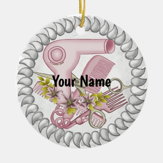 Lily Beauty Parlor Beautician ornament (Voorkant)