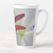 Lily blanche, fleur.Latte Mug (Droite)