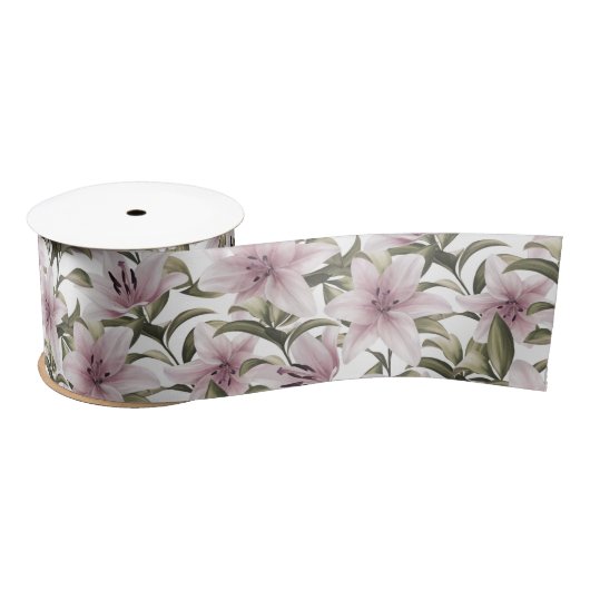 Lily bloemen. Floral patroon Lint (Spoel)
