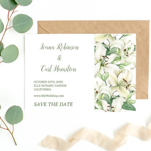 LILY Bloesem Elegantie Save The Date