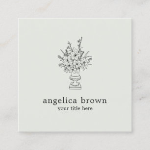 Lily Bouquet Carte de visite Customisé