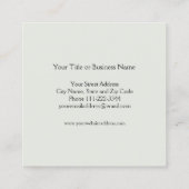 Lily Bouquet Carte de visite Customisé (Dos)