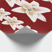 Lily cadeau wrap (Rood) ゆりの包装紙(赤) Cadeaupapier (Hoek)