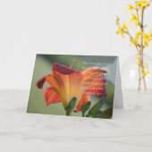 Lily Cancer Recovery Kaart (Gele Bloem)