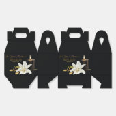 Lily Candle Funeral Bedankdoosjes (Ongevouwen)