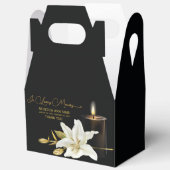 Lily Candle Funeral Bedankdoosjes (Open)