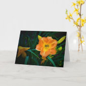 Lily, carte (Fleur jaune)