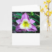 Lily, carte (Fleur jaune)