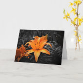 Lily, carte (Fleur jaune)