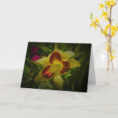 Lily, carte (Fleur jaune)