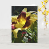 Lily, carte (Fleur jaune)